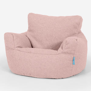 Småbarnestol Saccosekk 1-3 år - Bouclé Rosa