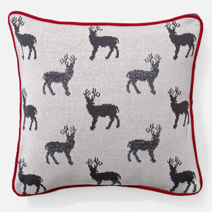 Putetrekk 47 x 47cm - Strikket Stag