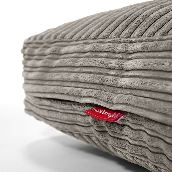 Stor Gulvpute - Kordfløyel Mink 02