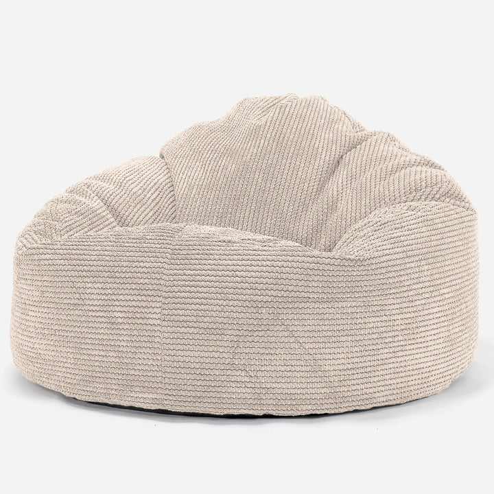 Stor Saccosekk Snuggle for Barn 3-8 år - Pom-pom Elfenben 02