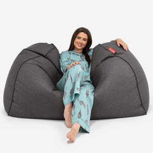 Stor Saccosekk Sofa - Interalli Ull Grå
