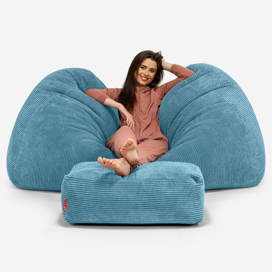 Stor Saccosekk Sofa - Pom-pom Turkis 03