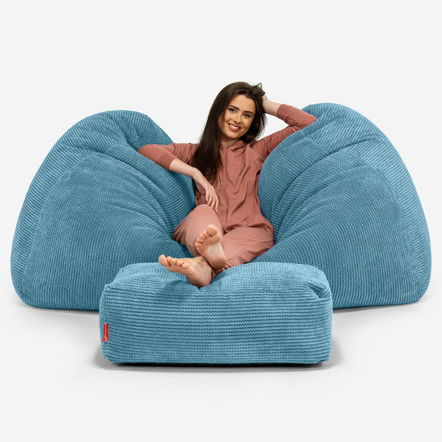 Stor Saccosekk Sofa - Pom-pom Turkis 03