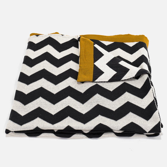 Sofa Pledd / Teppe - 100% Bomull Aztec 01