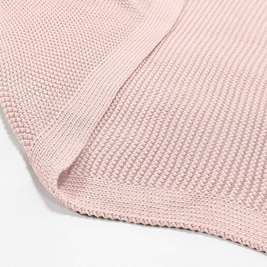 Sofa Pledd / Teppe - 100% Bomull Ellos Babyrosa 02