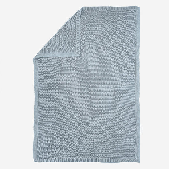 Sofa Pledd / Teppe - 100% Bomull Ellos Disig Blå 03