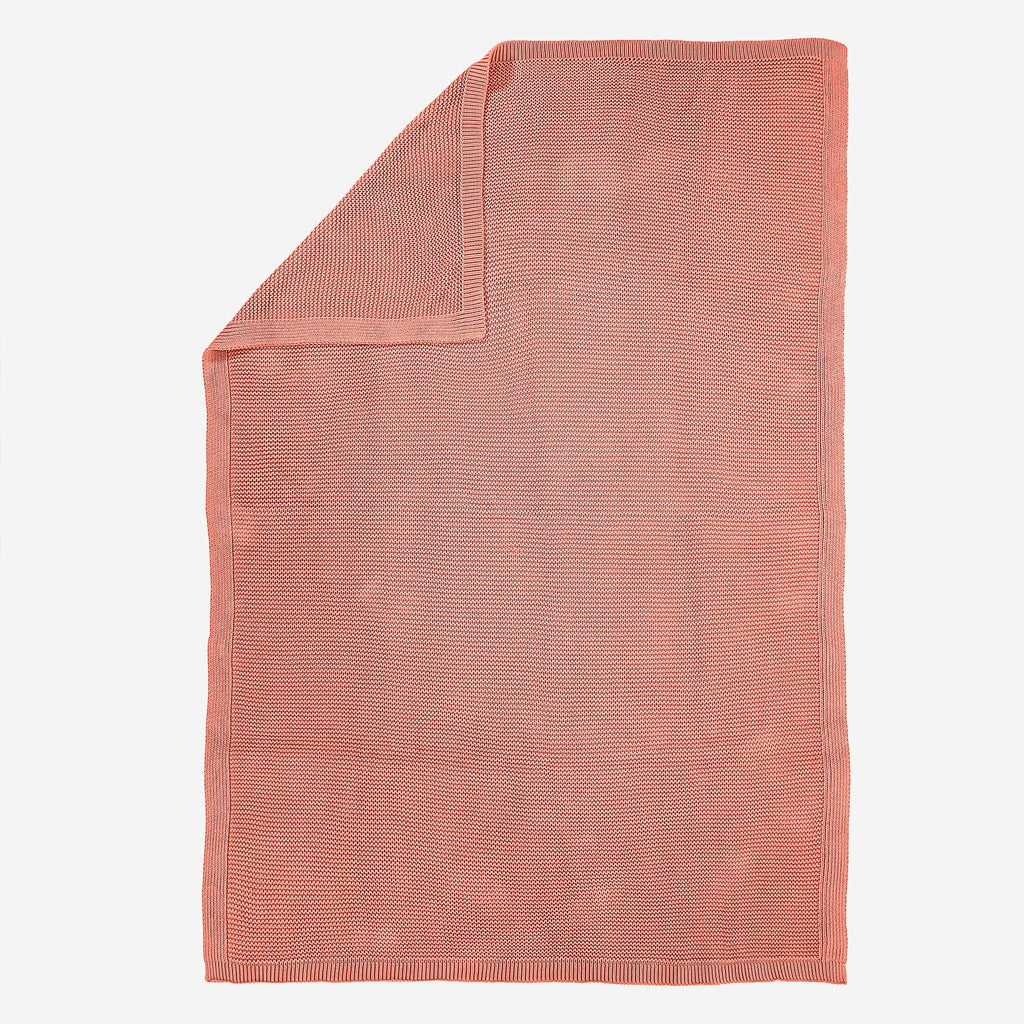 Sofa Pledd / Teppe - 100% Bomull Ellos Korall 03