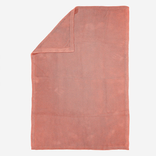 Sofa Pledd / Teppe - 100% Bomull Ellos Korall 03