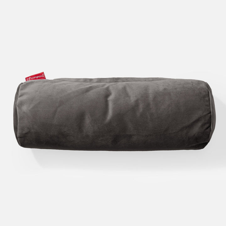 Sylinderputetrekk 20 x 55cm - Fløyel Grafitt 02