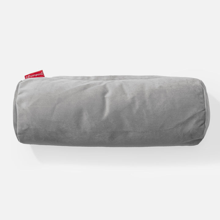 Sylinderputetrekk 20 x 55cm - Fløyel Sølv 02