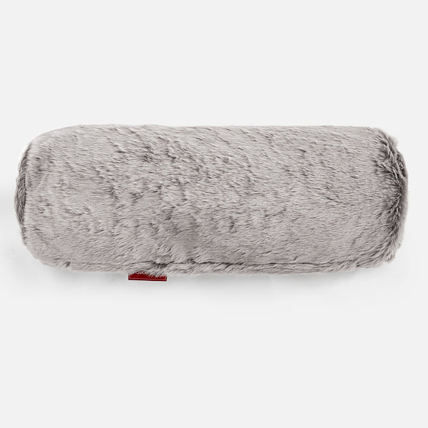 Sylinderputetrekk 20 x 55cm - Kanin-fuskepels Lysegrå 01