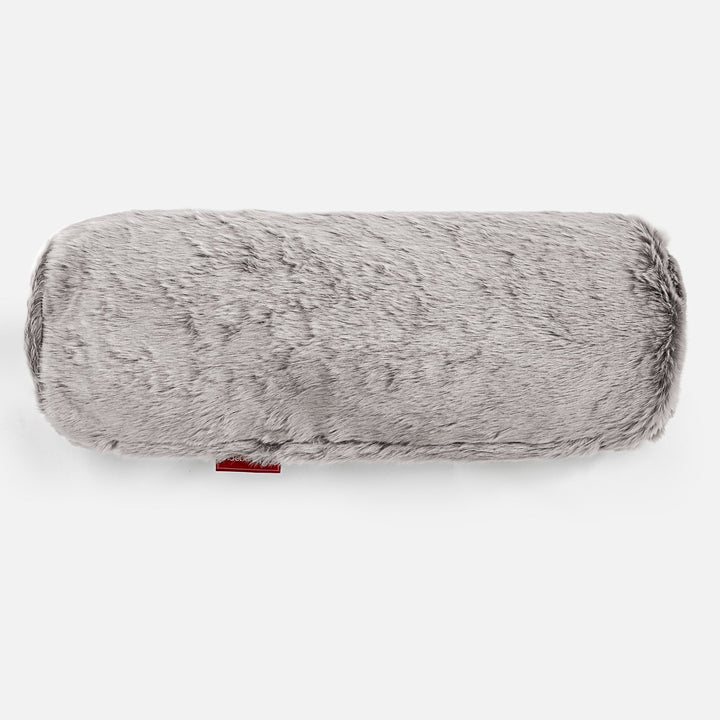 Sylinderputetrekk 20 x 55cm - Kanin-fuskepels Lysegrå 02