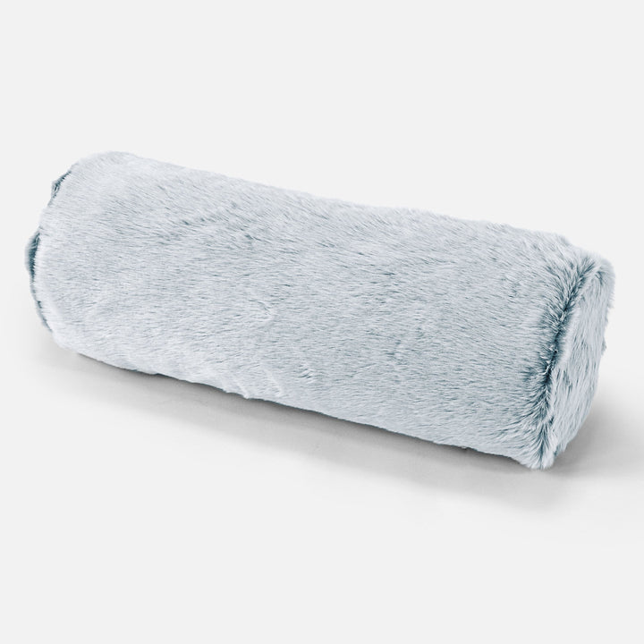 Sylinderputetrekk 20 x 55cm - Kanin-fuskepels Støvete Blå 01