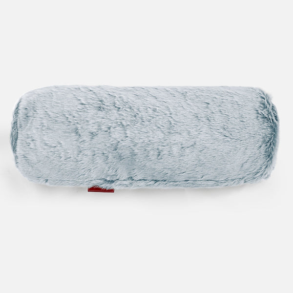 Sylinderputetrekk 20 x 55cm - Kanin-fuskepels Støvete Blå 01