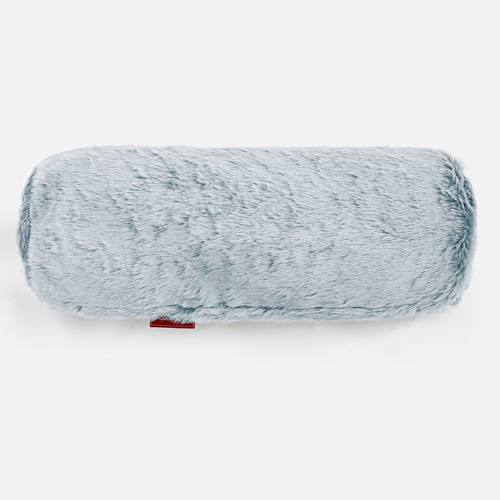 Sylinderputetrekk 20 x 55cm - Kanin-fuskepels Støvete Blå 02
