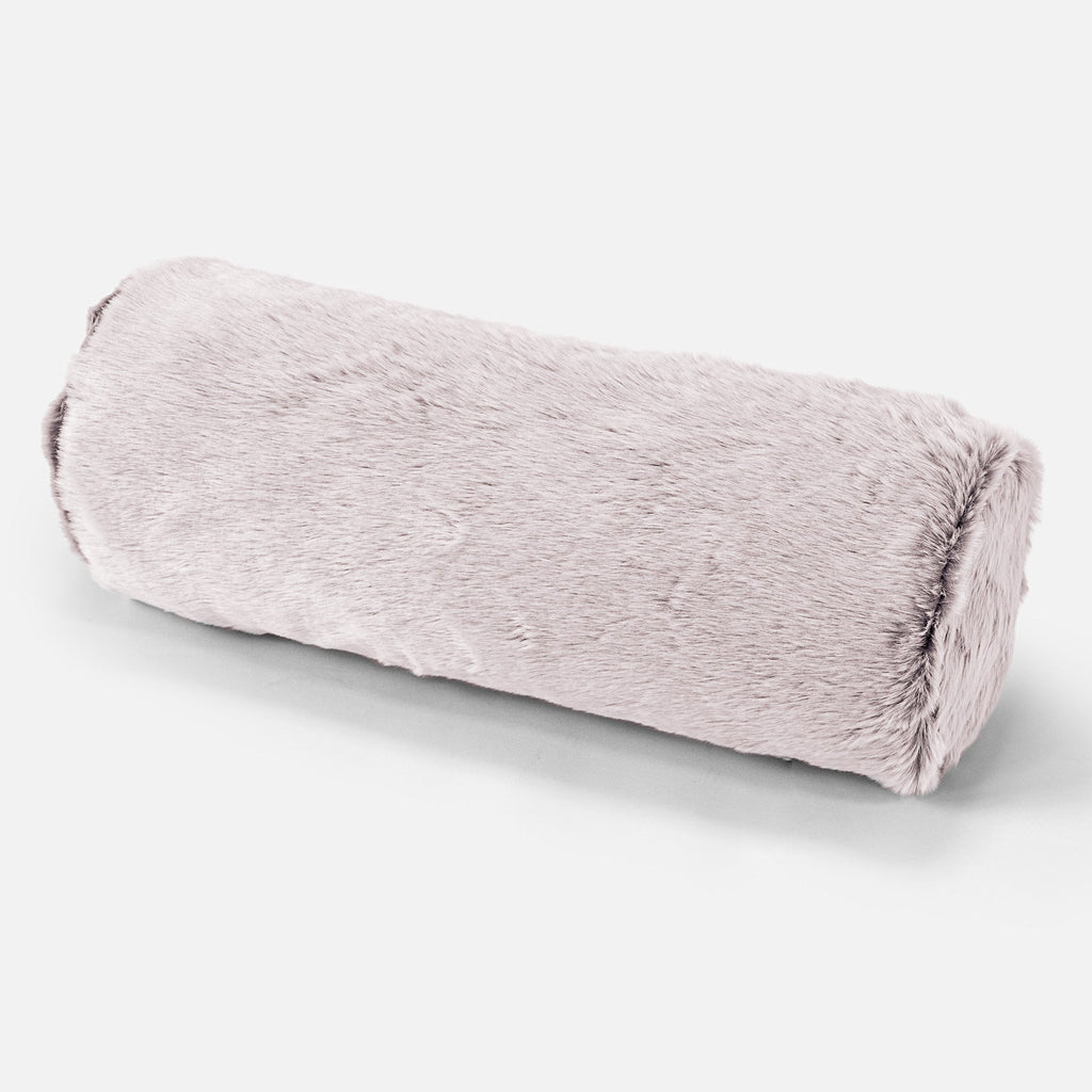 Sylinderputetrekk 20 x 55cm - Kanin-fuskepels Støvete Rosa 01