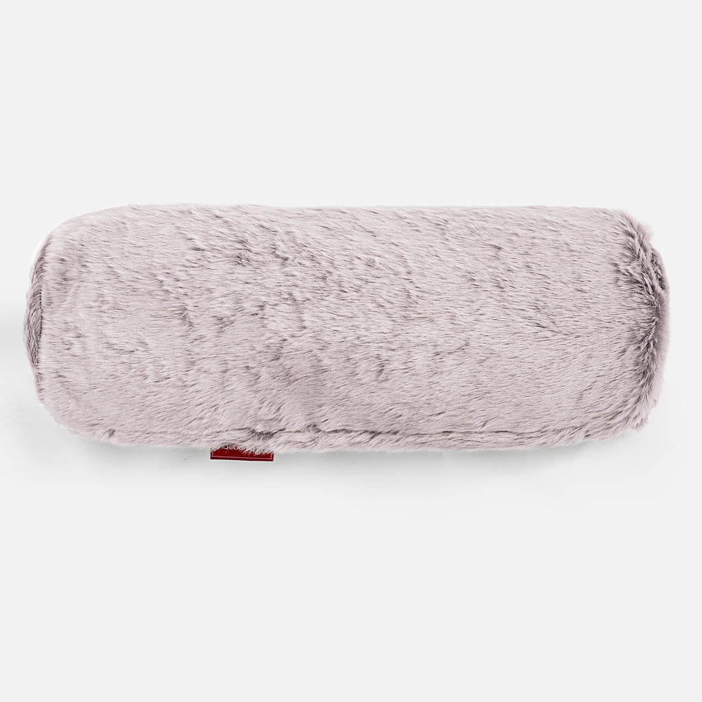 Sylinderputetrekk 20 x 55cm - Kanin-fuskepels Støvete Rosa 02
