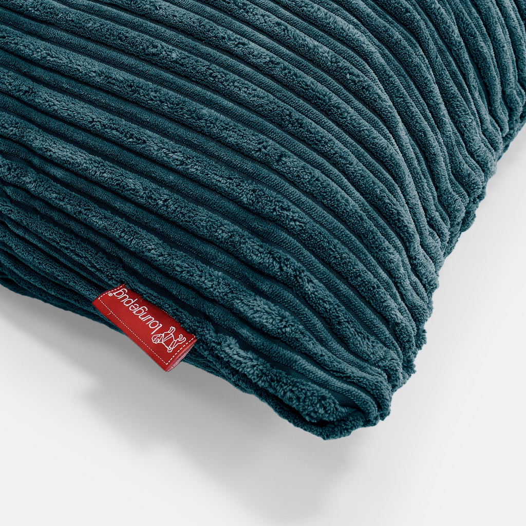 Sylinderputetrekk 20 x 55cm - Klassisk Cord Mørketurkis 03