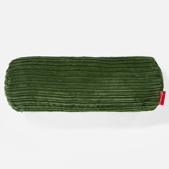 Sylinderputetrekk 20 x 55cm - Kordfløyel Skoggrønn 02