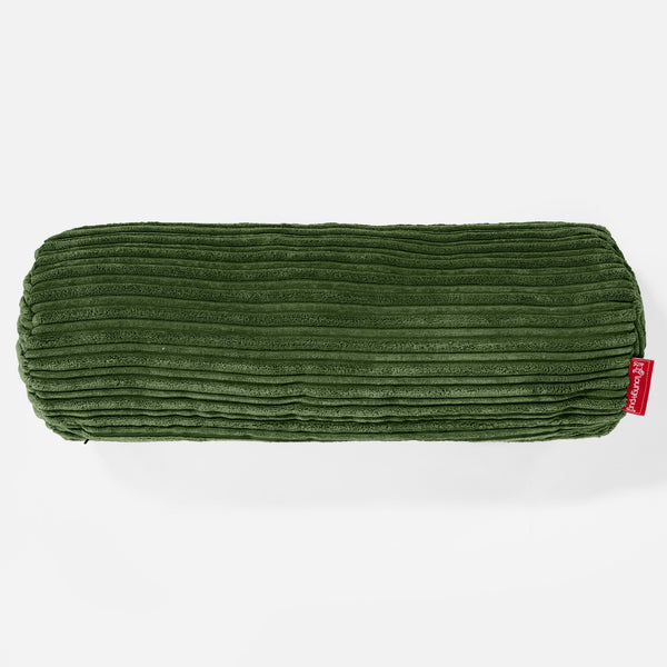 Sylinderputetrekk 20 x 55cm - Kordfløyel Skoggrønn 01