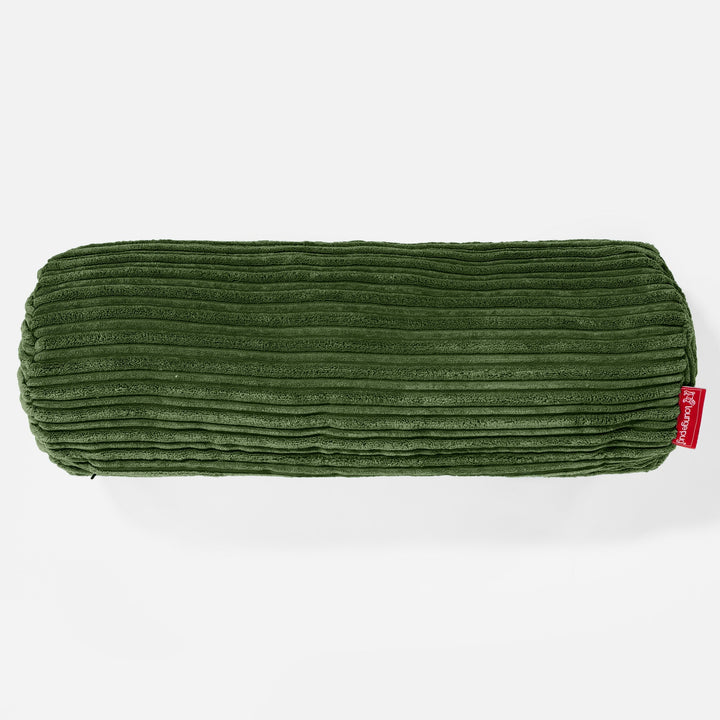 Sylinderputetrekk 20 x 55cm - Kordfløyel Skoggrønn 02