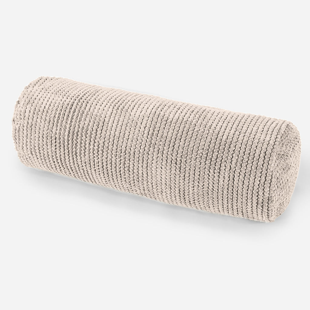 Sylinderputetrekk 20 x 55cm - Pom-pom Elfenben 01
