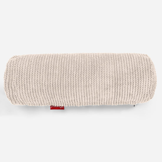 Sylinderputetrekk 20 x 55cm - Pom-pom Elfenben 02