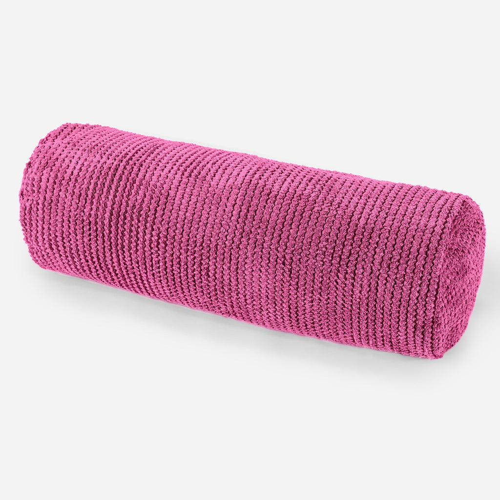 Sylinderputetrekk 20 x 55cm - Pom-pom Rosa 01