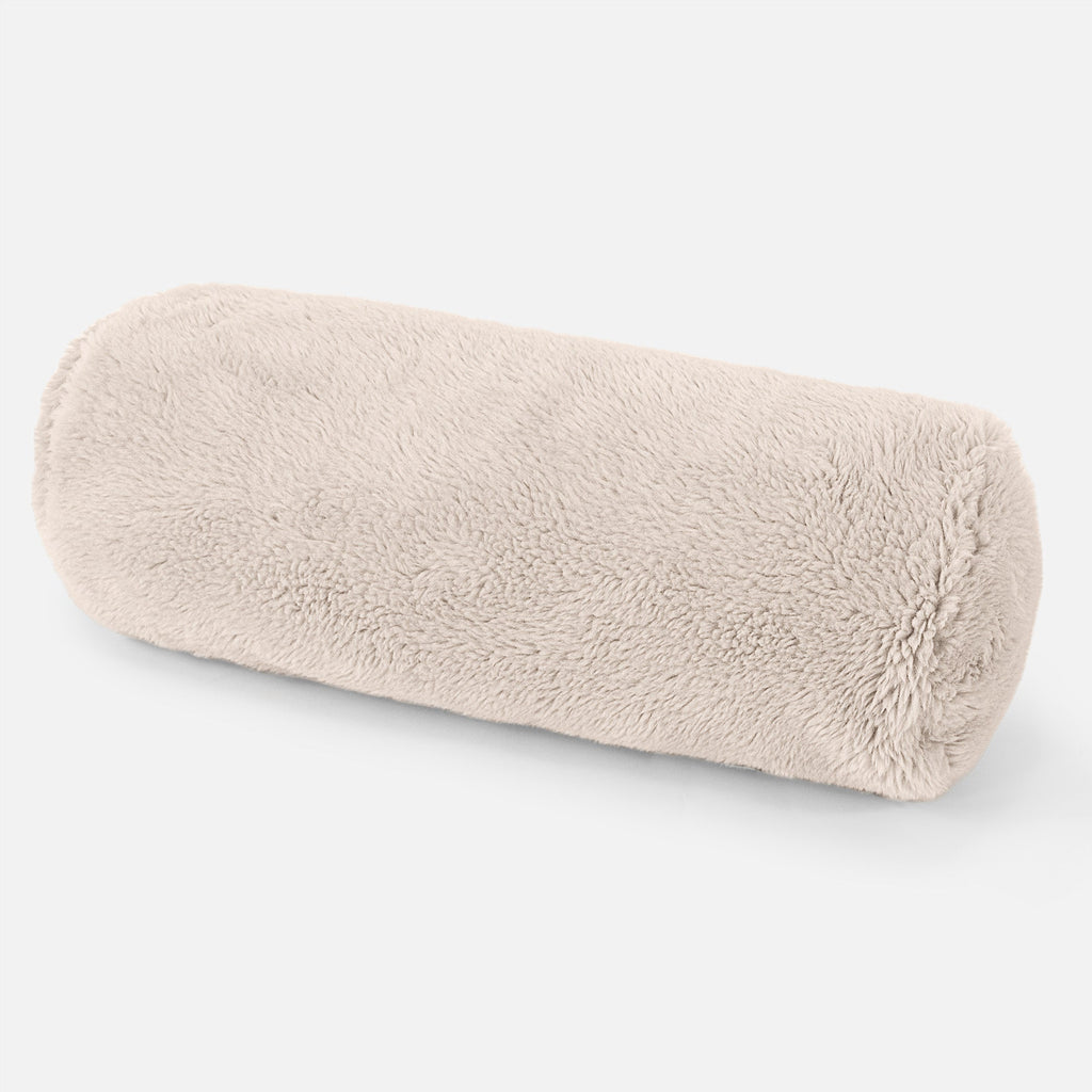 Sylinderputetrekk 20 x 55cm - Teddy-fuskepels Krem 01