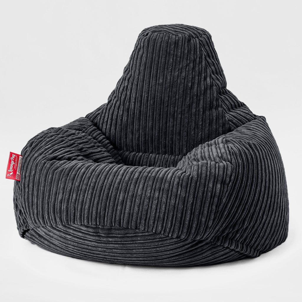 Teardrop Saccosekk-stol - Klassisk Cord Svart 01