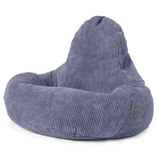 Ultra Lux Gaming Saccosekk-stol - Pom-pom Fiolett 01