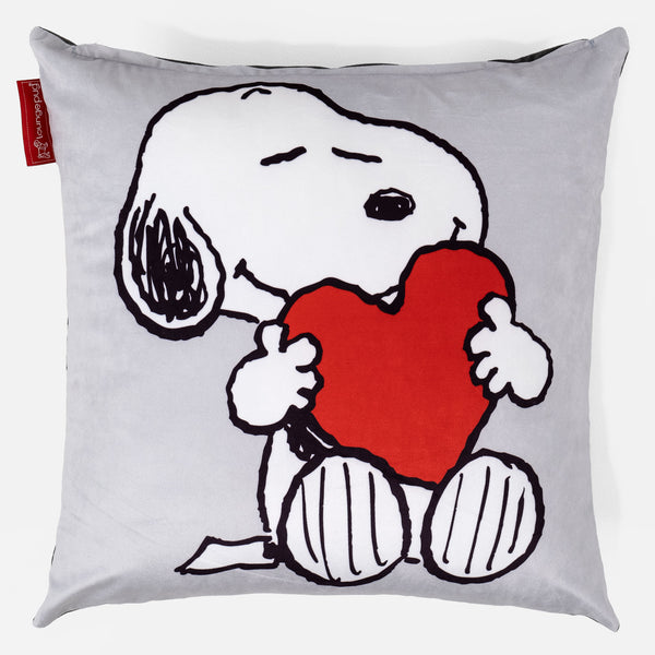 Snoopy Putetrekk 47 x 47cm - Hjerte 01