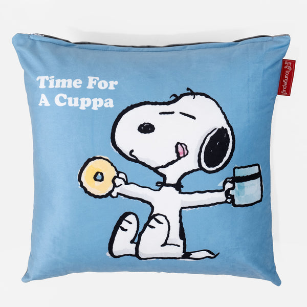 Snoopy Putetrekk 47 x 47cm - Kopp te 01