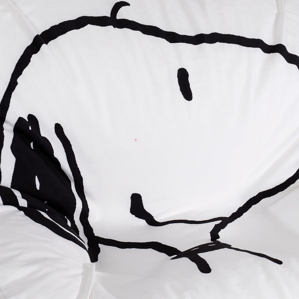 Snoopy Sloucher Sakkosekk - Ansikt Fabric Close-up Image