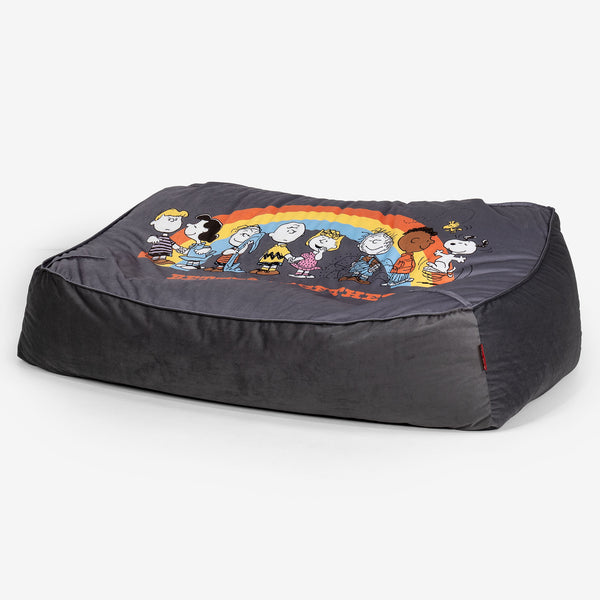 Snoopy Sloucher Sakkosekk Sofa - Regnbue 02