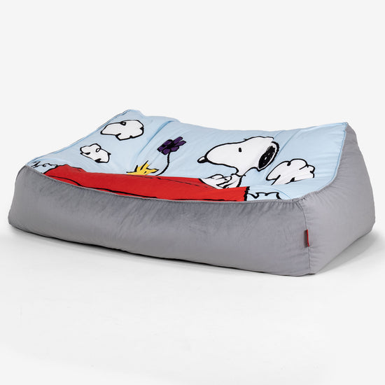 Snoopy Sloucher Sakkosekk Sofa - Sky 02