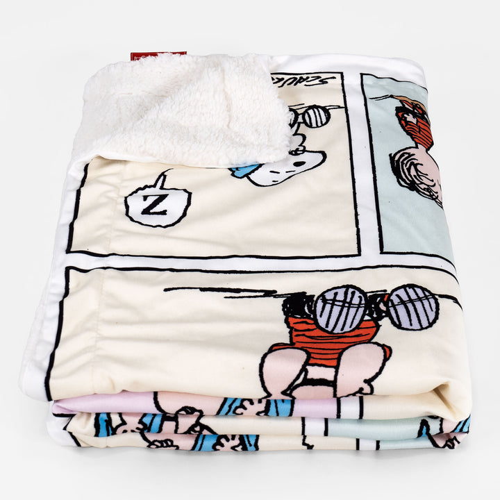 Snoopy Sofa Pledd / Teppe - Tegneserie 02