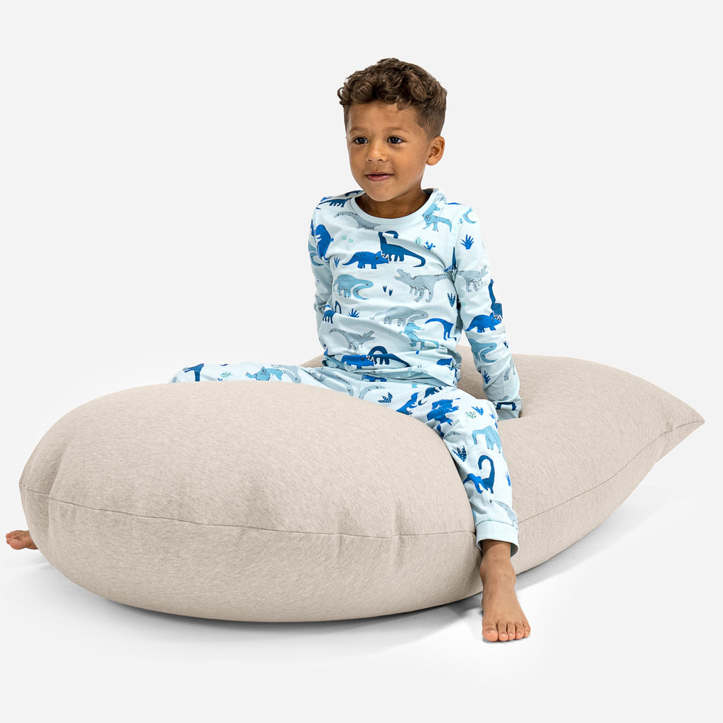 Høy Saccosekk for Barn 2-6 år - Elastisk Bomull Mink 03