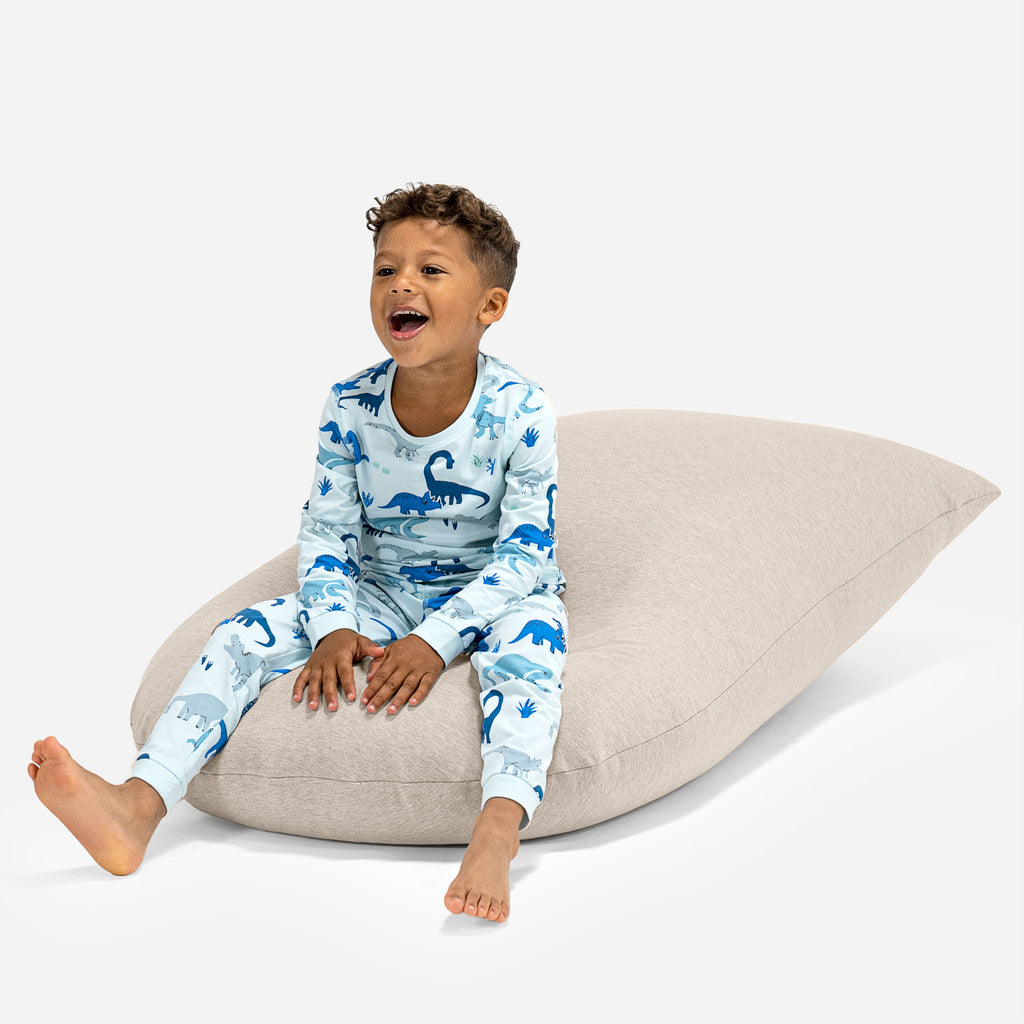 Høy Saccosekk for Barn 2-6 år - Elastisk Bomull Mink 05