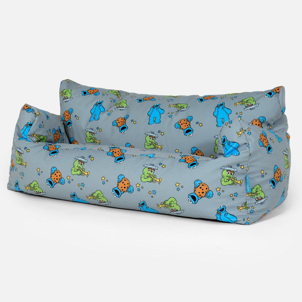 Saccosekk Sofa for Barn 1-5 år - Kakemonster & Oscar 02