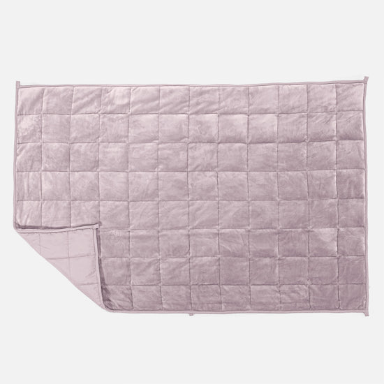 Vektpledd for Barn - Flanellfleece Lys Rosa 03
