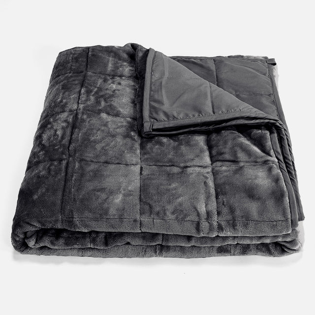 Vektpledd for Voksne - Flanellfleece Grå 01