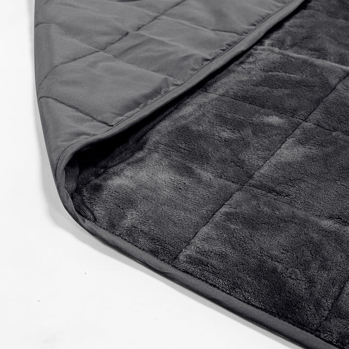 Vektpledd for Voksne - Flanellfleece Grå 02