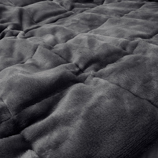 Vektpledd for Voksne - Flanellfleece Grå 04