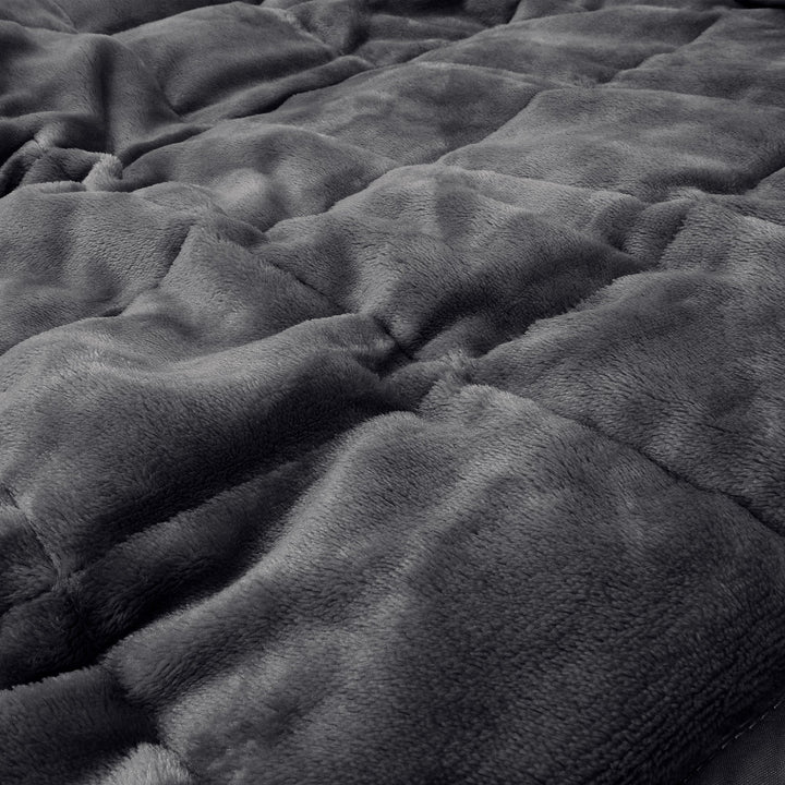 Vektpledd for Voksne - Flanellfleece Grå 04