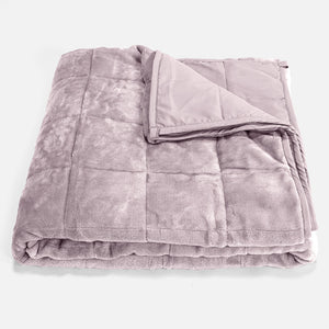 Vektpledd for Voksne - Flanellfleece Lys Rosa