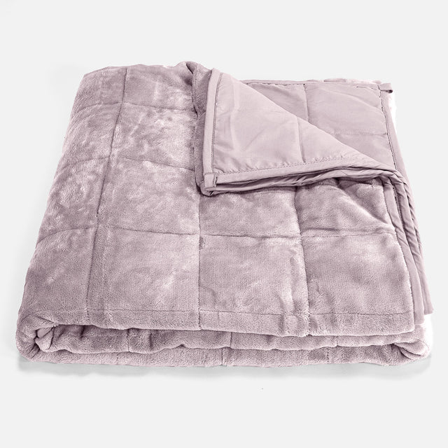 Vektpledd for Voksne - Flanellfleece Lys Rosa 01