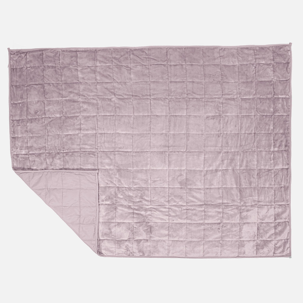 Vektpledd for Voksne - Flanellfleece Lys Rosa 03