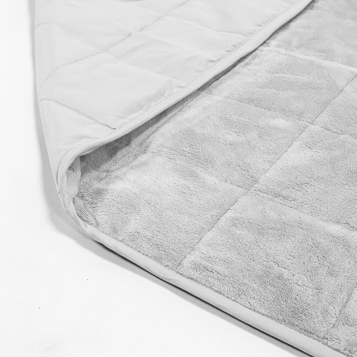 Vektpledd for Voksne - Flanellfleece Lysegrå 02