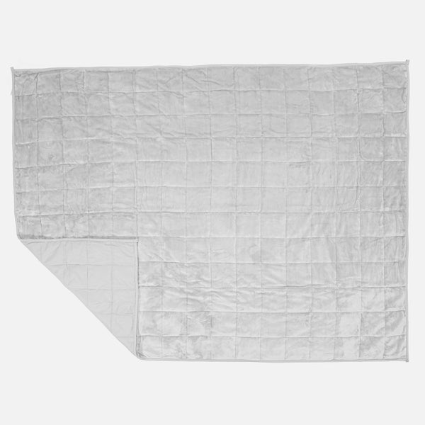 Vektpledd for Voksne - Flanellfleece Lysegrå 01